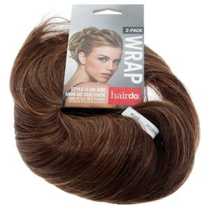 Hairdo - Paquete Dúo Style-A-Do Y Mini-Do - Rsglazed Fire By Para Mujer - Envoltura Para El Cabello