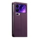 thumbnail image 3 of Funda Tipo Cartera de Cuero Sintético para XIAOMI 17 Pro Bloqueo RFID, con Ranuras para Tarjetas y Bolsillo para Efectivo, Cierre Magnético Fuerte Morado, 3 of 6