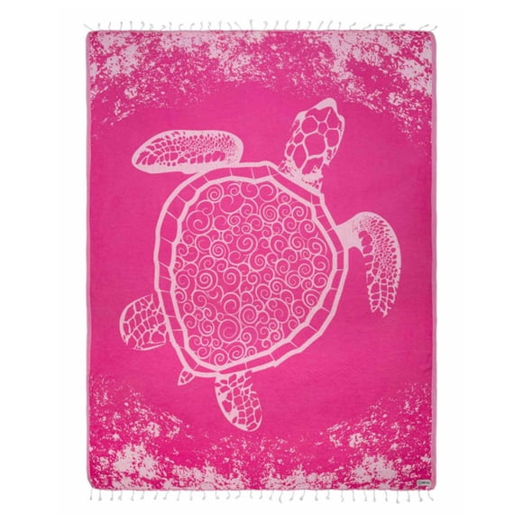Toalla Sand Cloud 157 cm x 193 cm Fucsia Tortuga XL