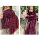 thumbnail image 4 of Bufandas de invierno para mujer, cálidas y acogedoras, tipo manta, para otoño e invierno, elegantes, suaves y gruesas, a cuadros, gigantes, tipo chal., 4 of 6