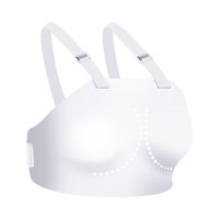 Ioensy - Protector De Pecho Heavy Punching Boxing Karate Esgrima Sports Chest Guard Mujeres S 86-89Cm