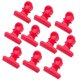 thumbnail image 5 of 10 Uds. Clips De Bisagra De Metal Abrazadera De Clip De Papel/clips De Carpeta De Archivos Rojo, 5 of 5