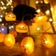 thumbnail image 1 of 1pc Halloween Pumpkin String Lights Battery Operated 10Ft 20 LED Orange Pumpkins Fairy Light Indoor Outdoor Spooky Decorations For Halloween Thanksgiving Fall Bedroom Fireplace Party Patio, 1 of 4