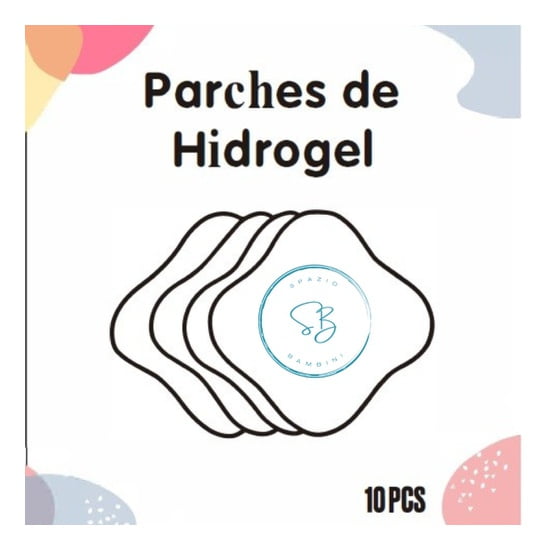 Parches de hidrogel para pezones, 10 unidades