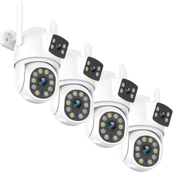 Cámara Seguridad EVERSECU 6MP Doble Lente WiFi PTZ 4X Zoom