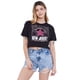 thumbnail image 1 of Polera Mujer Fun Manga Corta Crop Negro Vasity Corona, 1 of 5