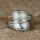 thumbnail image 2 of Boho Vintage White Opal Stone Ring - Stunning Engagement and Wedding Jewelry for Women, 2 of 4