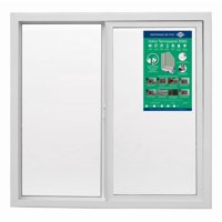 Ventana Termopanel Pvc Corredera Blanca 100X100Cm Dvp