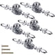thumbnail image 1 of Vidrio de cristal transparente con forma de diamante agrandado Knobs eSreake, paquete de 5, 1 of 8