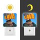 thumbnail image 3 of Lava Luz nocturna LED con sensor de anochecer a amanecer para dormitorio, baño, pasillo, escaleras - Lámpara LED nocturna de enchufe, 0.5W - 1 pieza, 3 of 6