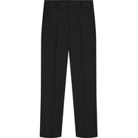 Pantalones Tommy Hilfiger Para Niños Con La Parte Delantera Plana, Recto, 10 Años, Negro