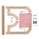 thumbnail image 2 of Hamaca Para Estante De Asiento Con Percha Para Ventana De Gato, Duradera, Sin Ventosa, Sin Estilo De PerforaciónA, 2 of 5