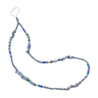 Magideal - Cadena De Cuentas Para Teléfono, Cordón Para Teléfono Con Cuentas, Artesanía Multiusos, Pulsera Creativa Resistente, Llavero De Cuentas Decorativo Azul Marino