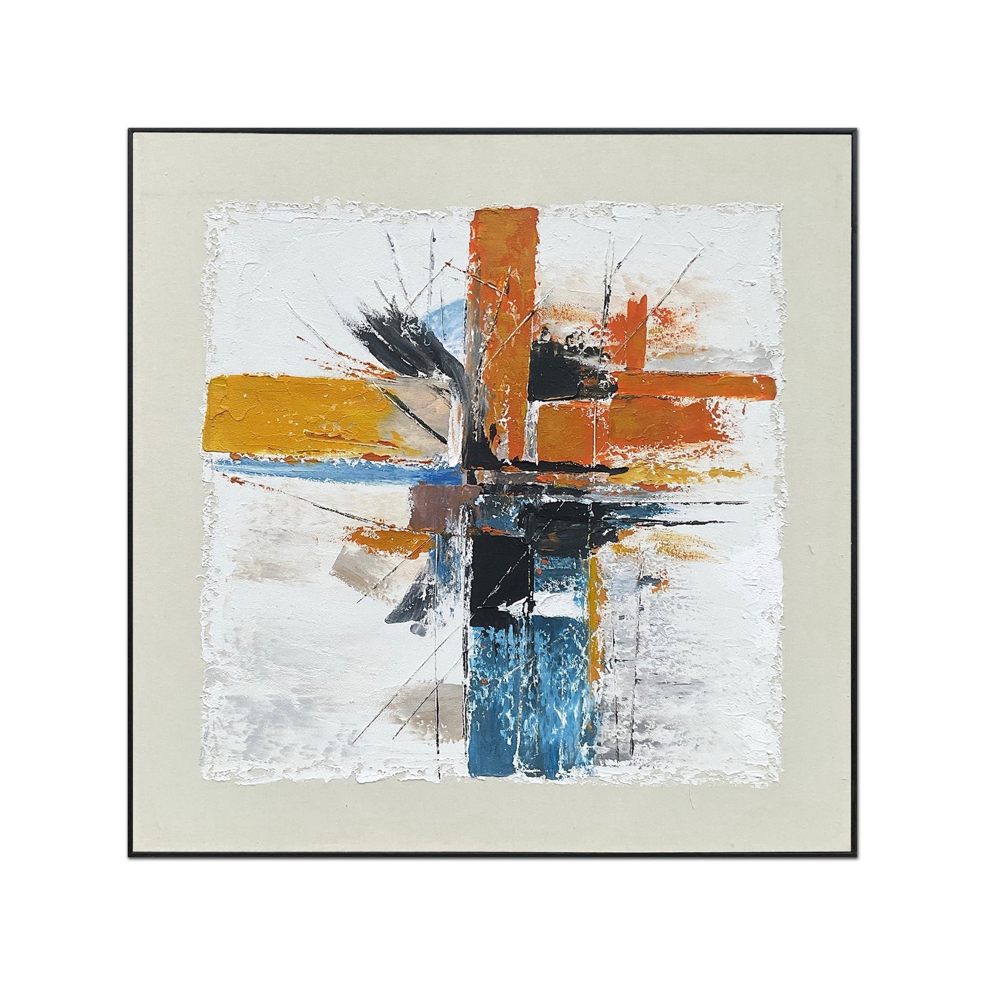 Tribus Del Mundo - Cuadro Abstracto: Impacto Cromático I