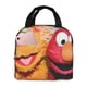 thumbnail image 1 of Elmo Bolsa Térmica Portátil con Forro de Aluminio Grueso, Bolsa Térmica Impermeable y Hermética para Trabajo, Escuela y Picnic, Nevera Portátil para Entrega de Comida para Adultos y Niños 22*20*13cm, 1 of 6