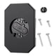 thumbnail image 1 of Accesorios Para Bloques De Montaje De Luces De Revestimiento Bloque De Revestimiento De Vinilo Para Revestimiento De 4 Pulgadas Negro, 1 of 5