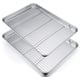 thumbnail image 1 of Juego de bandeja para hornear con rejilla P&P CHEF de acero inoxidable 50 cm, 1 of 7