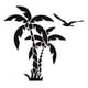 thumbnail image 1 of Decomural Palm Tree Tropical Birds WS-18570, 1 of 2