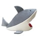 thumbnail image 5 of Cama para gatos con forma de tiburón, cama para dormir para gatitos, cojín extraíble, cama para cachorros, nido para perros pequeños de 21,65 pulgadas Gris claro, 5 of 5