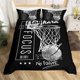 thumbnail image 1 of Basketball Duvet Cover Set for Boys Teens Sports Theme Bedding Set Motivated No Failure Pattern Soft Comforter Cover, 1 of 5