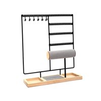 Magideal - Soporte Para Aretes Soporte De Exhibición Soporte Para Colección De Aretes Soporte Para Joyas Toalla Organizador De Joyas Para Relojes Pendientes Colg