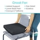 thumbnail image 5 of Cojín de asiento de gel Vive para silla de ruedas, impermeable, 16 x 16, 5 of 7