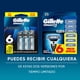 thumbnail image 5 of Repuesto Máquina Afeitar Gillette Mach3 Carbono, 6 Un, 5 of 5