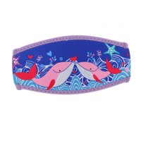 Ioensy - Máscara De Buceo Correa Cubierta Protección Suave Para Snorkel Natación Deportes Acuáticos Púrpura