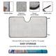 thumbnail image 2 of Carinha de Anjo Parasol para Parabrisas Delantero Protector Plegable, Visera Solar para Auto Bloquea Rayos UV Mantiene tu Vehículo Fresco 130cm*70cm, 2 of 6