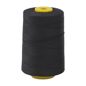 Magideal - Hilo De Coser, Hilo De Bordar, Hilo De Máquina De Coser, Hilo De Poliéster De 3000 Yardas Para Coser A Mano Suministros De Manualidades Diy Negro