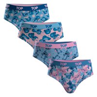 Calzón Pantaletas Niña Algodón Pack 4 Stitch C1 Top