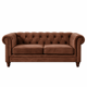 thumbnail image 2 of Sofa Florencia 3C Tela Velvet Chocolate, 2 of 6