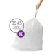 thumbnail image 2 of Bolsas de basura simplehuman Code K 35-45 L, 100 unidades, blancas, 2 of 4
