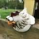 thumbnail image 4 of Lote De 3 Estatuas De Decoración De Clôture De Poulet Amusantes Pour Escaliers De Jardin, Ferme, Terrasse, Arrière-Cour, Artisanat En Résine, Sculpture De Poule De Poulet, Estatua D'extérieur,, 4 of 6