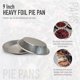 thumbnail image 5 of Moldes para tartas KitchenDance de aluminio desechable de primera calidad de 9 pulgadas, 5 of 9