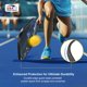thumbnail image 4 of Set de palas de pickleball VUFOXT de fibra de carbono PP Honeycomb Core, 4 of 7
