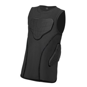 Ioensy - Chaleco Protector De Costillas Para Fútbol, Almohadilla Protectora De Pecho Para Deportes, Baloncesto, Rugby, Talla M