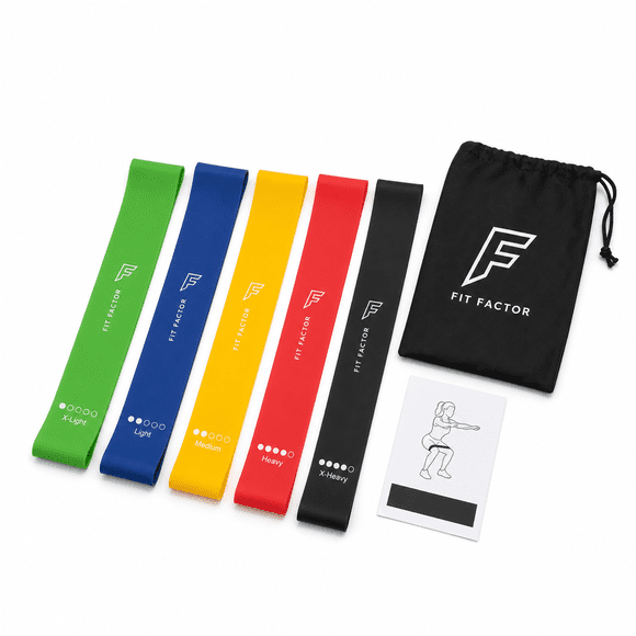 Set 5 Bandas Terapéuticas Rehabilitación Fisiotera Fitfactor