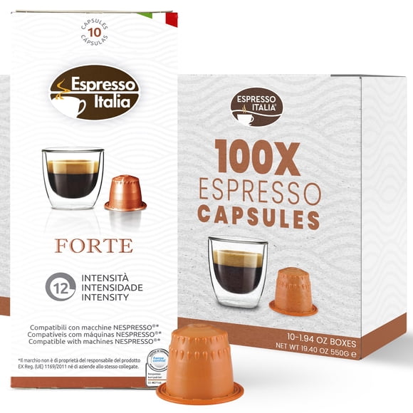 Espresso Pods Espresso Italia FORTE Línea original de Nespresso