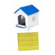 thumbnail image 4 of Cajas Nido Para Gallinas, Resistentes, Fáciles De Limpiar, Para Gallinas Ponedoras, Para Patos, Color Azul, Con Tapete, 4 of 5