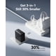 thumbnail image 3 of Cargador USB C INIU Cargador GaN de 3 puertos y 100 W para MacBook Pro/Air, 3 of 8