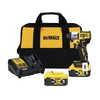 Destornillador De Impacto Dewalt 20V Max Inalámbrico De 3 Velocidades Con 2 Baterías