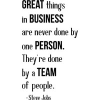 Rienda Libre Graphics - Decomural Great Things With A Team Steve Jobs Ws-41511