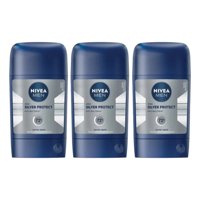 Nivea Men Silver Protec 72H Barra Antitranspirante 50Ml X3