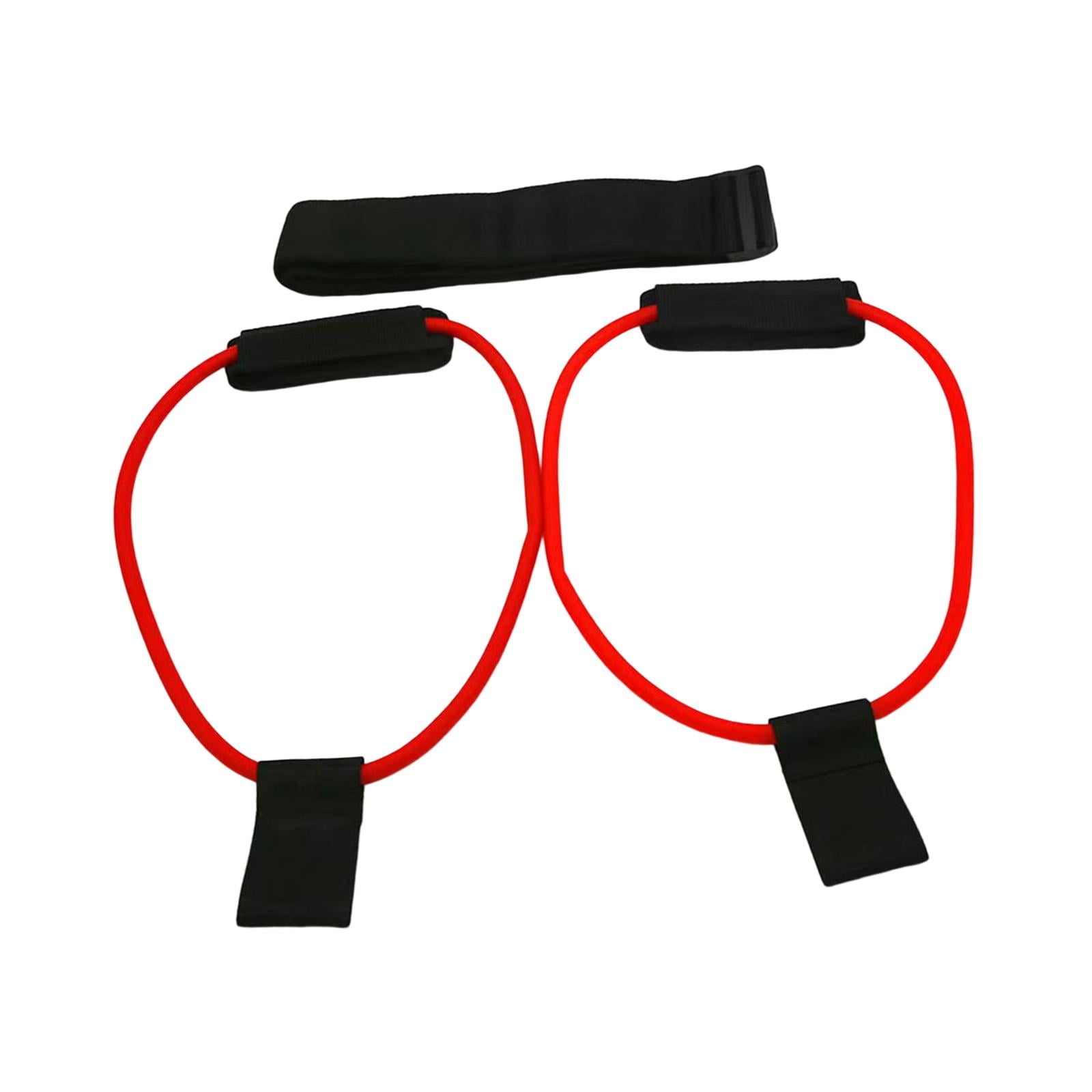 Magideal - Bandas De Resistencia Para Glúteos, Cinturón Para Glúteos, Cinturón De Potencia Para La Cintura, Bandas De Ejercicio Físico Para Entrenamiento De Rojo 30 Libras