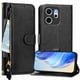 thumbnail image 1 of FOXDOCK Funda Tipo Cartera para Realme P4 Pro Cuero PU con Cremallera y Correa de Muñeca, Ranuras para Tarjetas, Soporte Plegable, Cierre Magnético, 1 of 5
