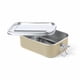 thumbnail image 2 of Contenedor Tupper Hermético Acero Inox. Beige Shonka 750 ml, 2 of 3