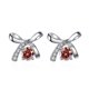 thumbnail image 5 of Aretes de Botón de Moissanita con Moño para Mujer 1 Uds Color D Corte Redondo Claridad VVS1 Aretes de Diamante de Plata Esterlina 925 Aretes de Moissanita para Mujer con Certificado, 5 of 9