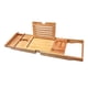 thumbnail image 2 of Bandeja Caddy Para Bañera De Bambú Premium Ajustable 29.53''~42.91'' Regalo Único Madera, 2 of 5