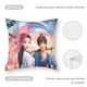 thumbnail image 5 of Serpiente Blanca Fundas de almohada de terciopelo con tema, regalos de funda de almohada, decoración para el hogar, cojín de lanzar, regalo de cumpleaños para fans y parejas.56*56cm., 5 of 6